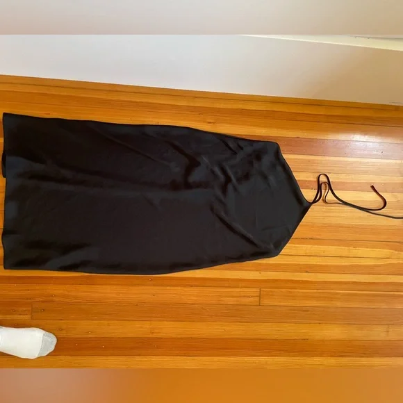 Aritzia Black Satin Dress - Size M - Brand New! - Picture 5 of 6